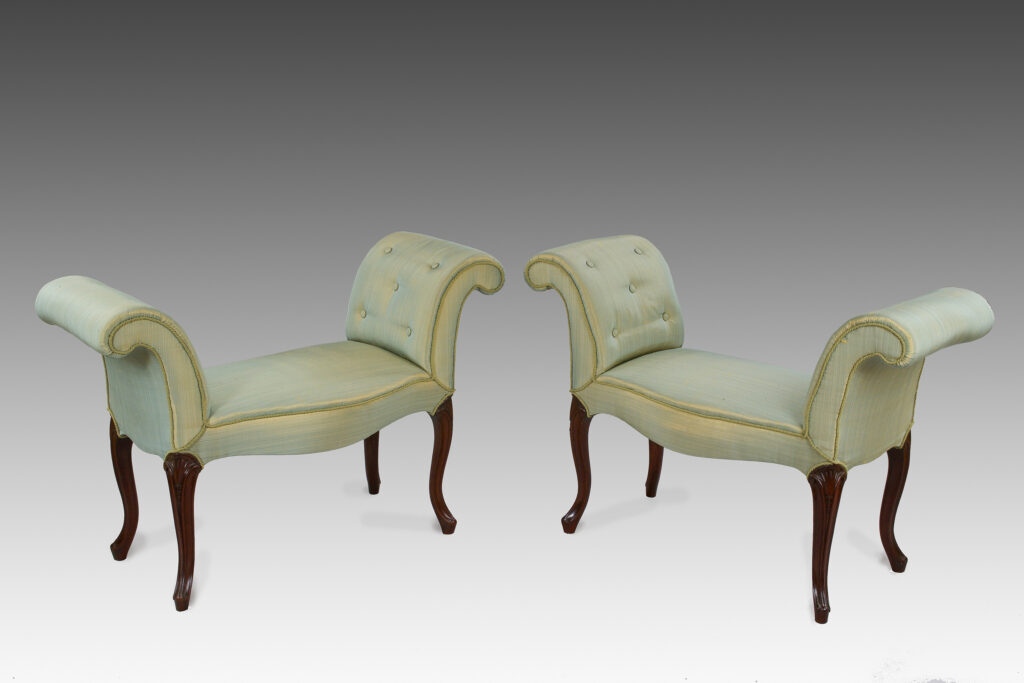 Pair Hepplewhite Window Seats