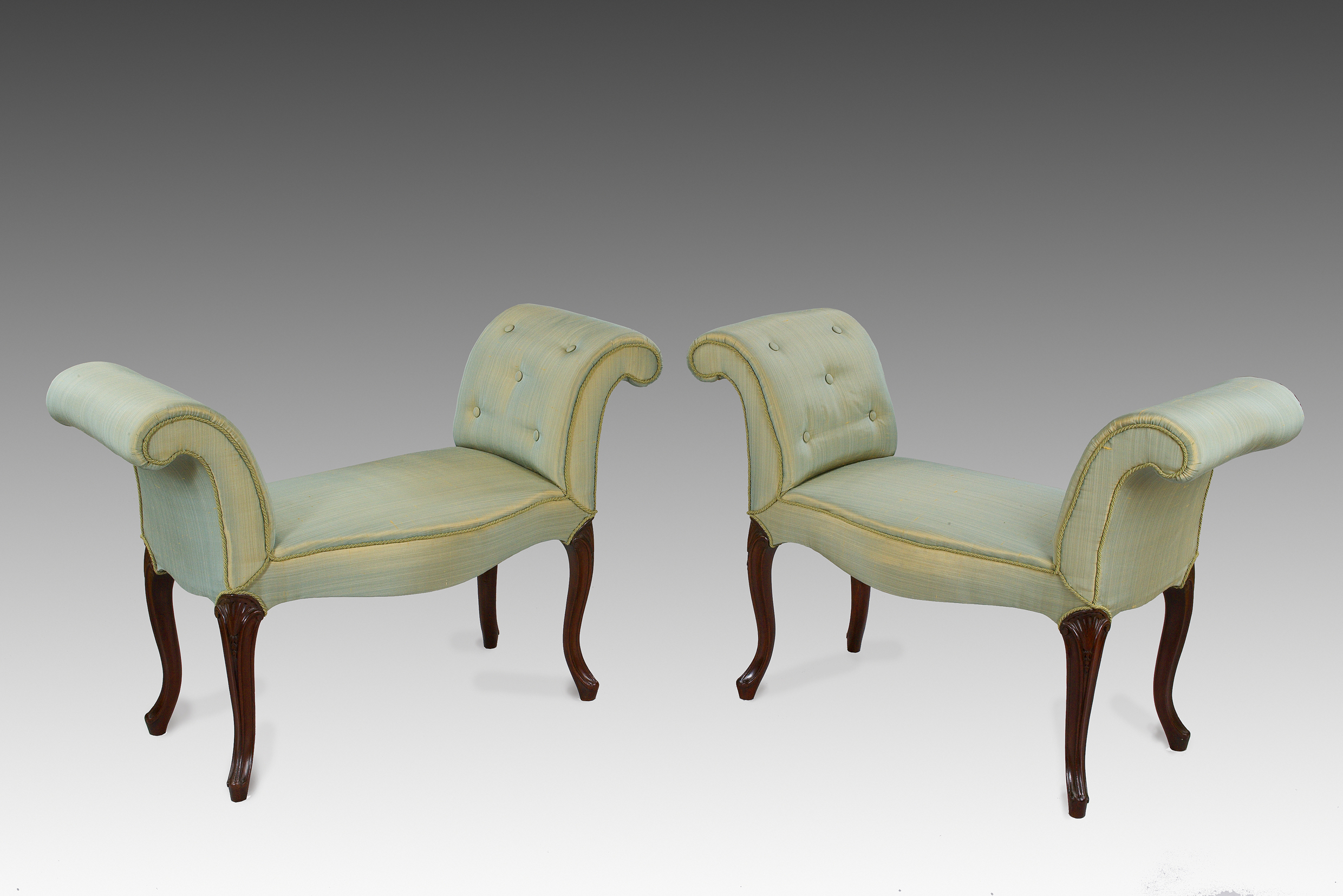Pair Hepplewhite Window Seats