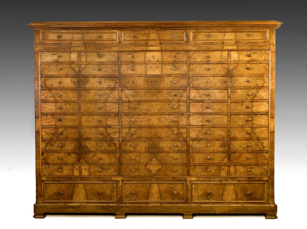 19th century walnut cabinet