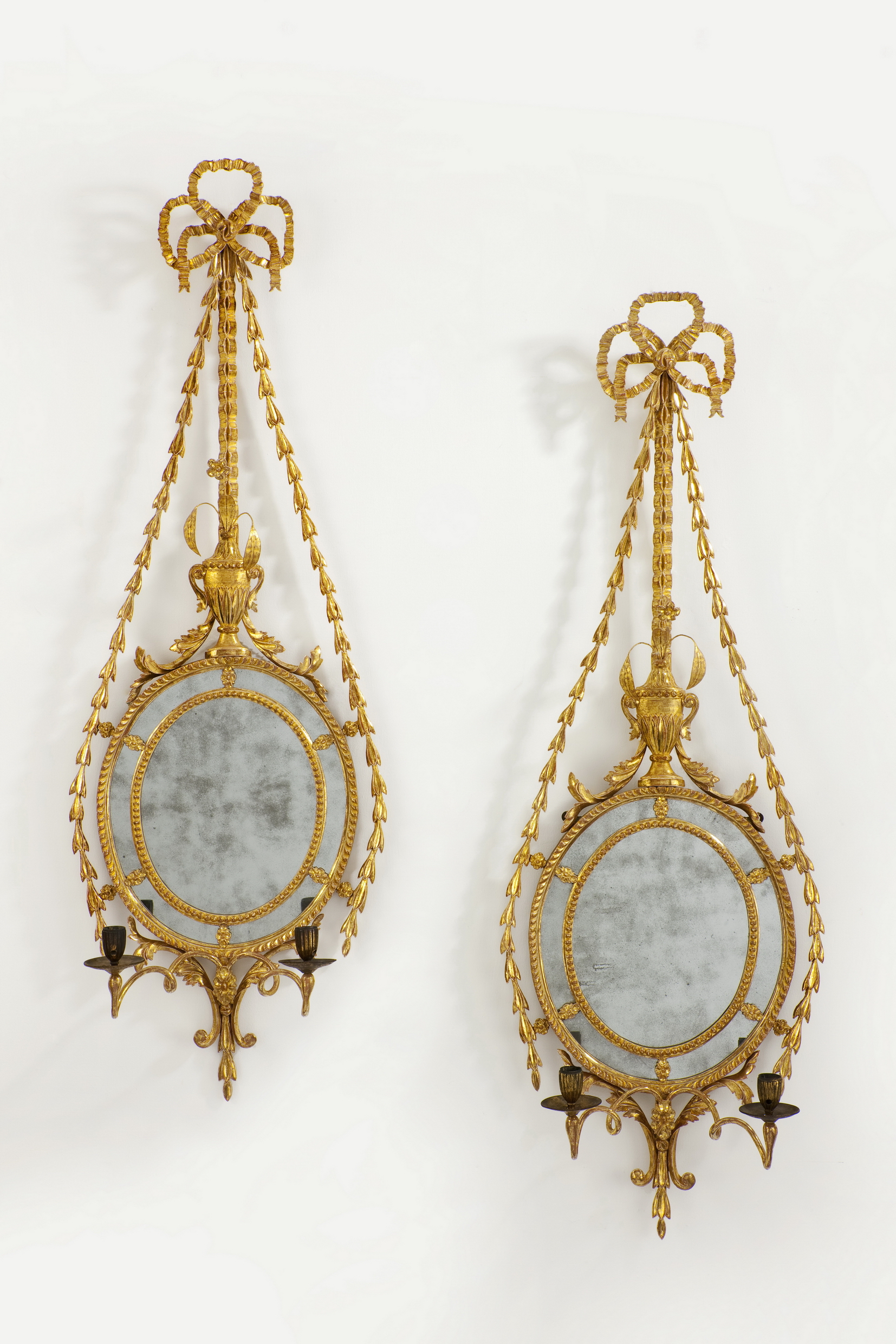 Pair Adam gilt Mirrors