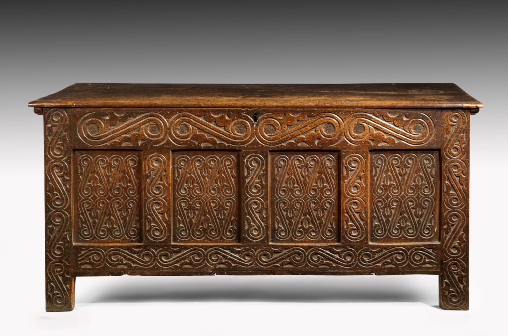 17th cent. Oak Coffer