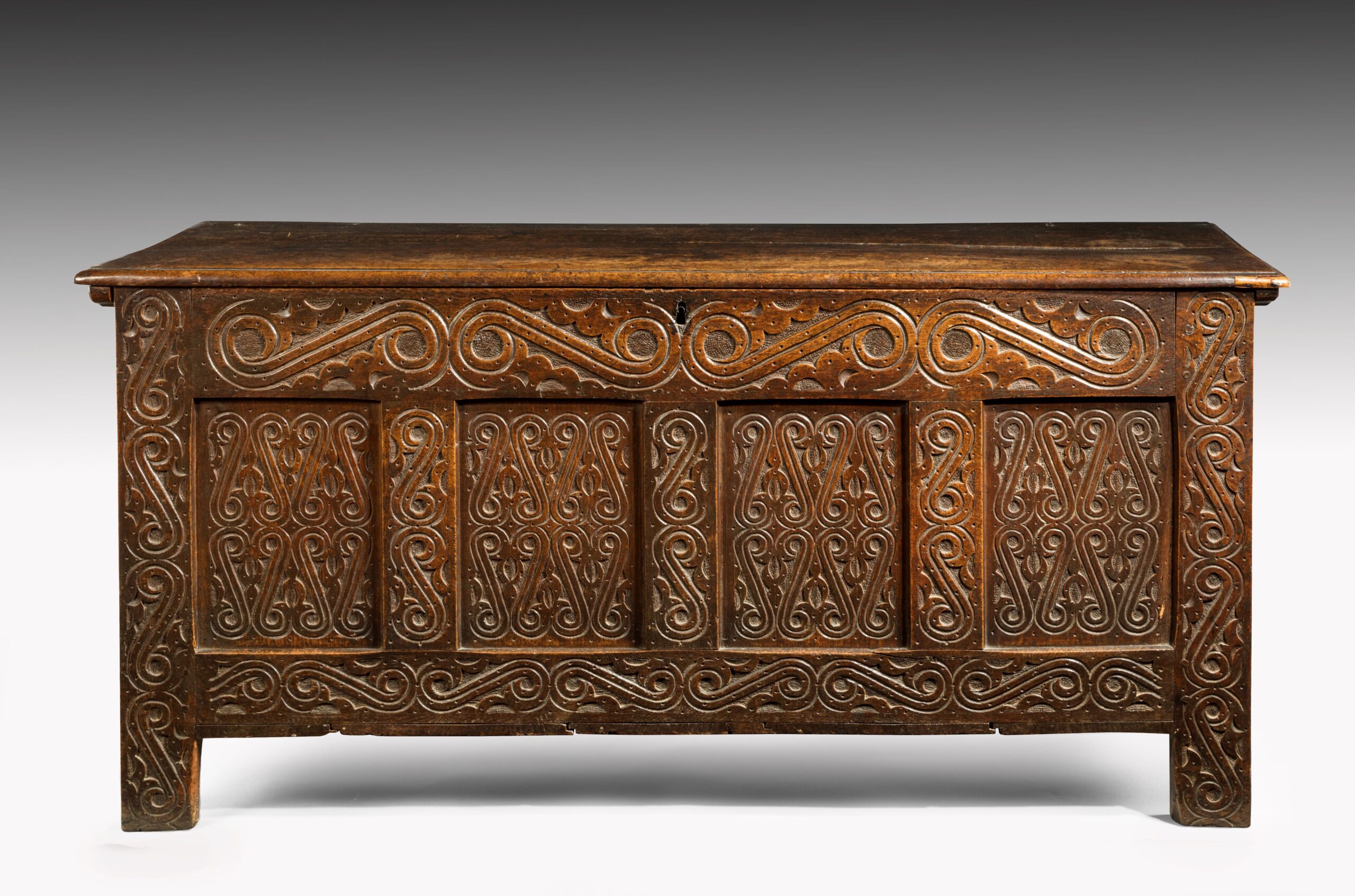17th cent. Oak Coffer