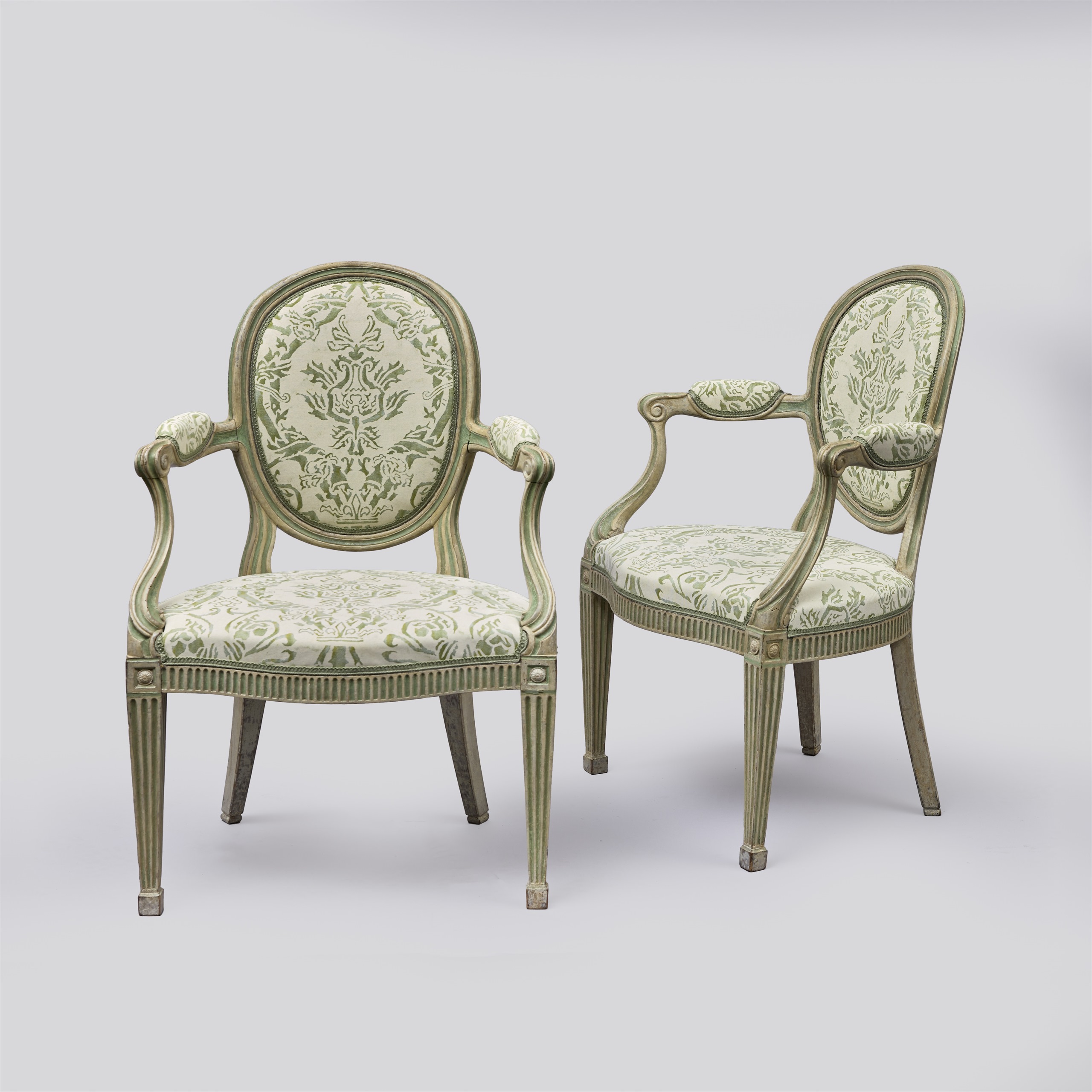 Pair George III Armchairs