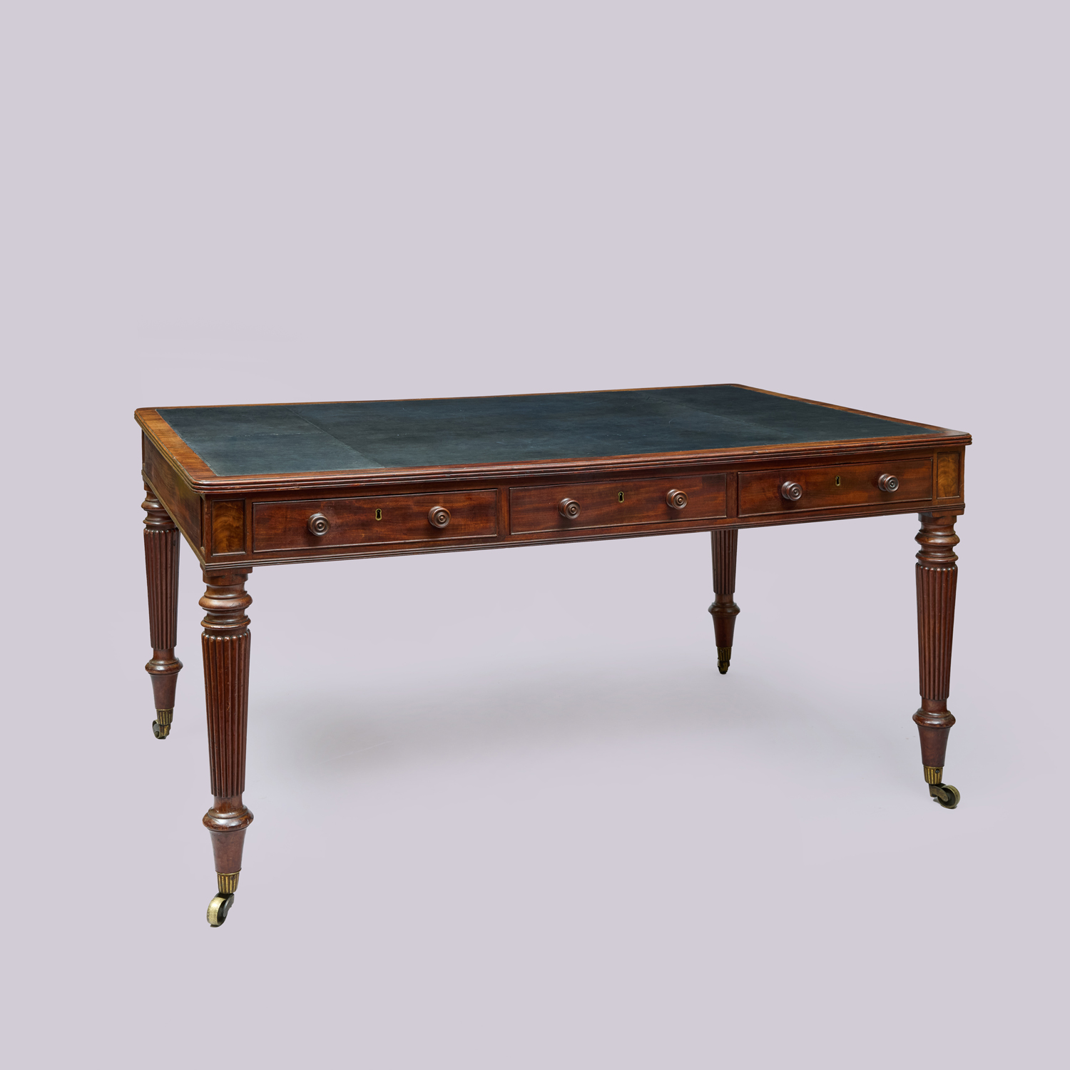 Mahogany writing table